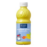 Błyszcząca farba akrylowa Lefranc & Bourgeois 500 ml - Primary yellow